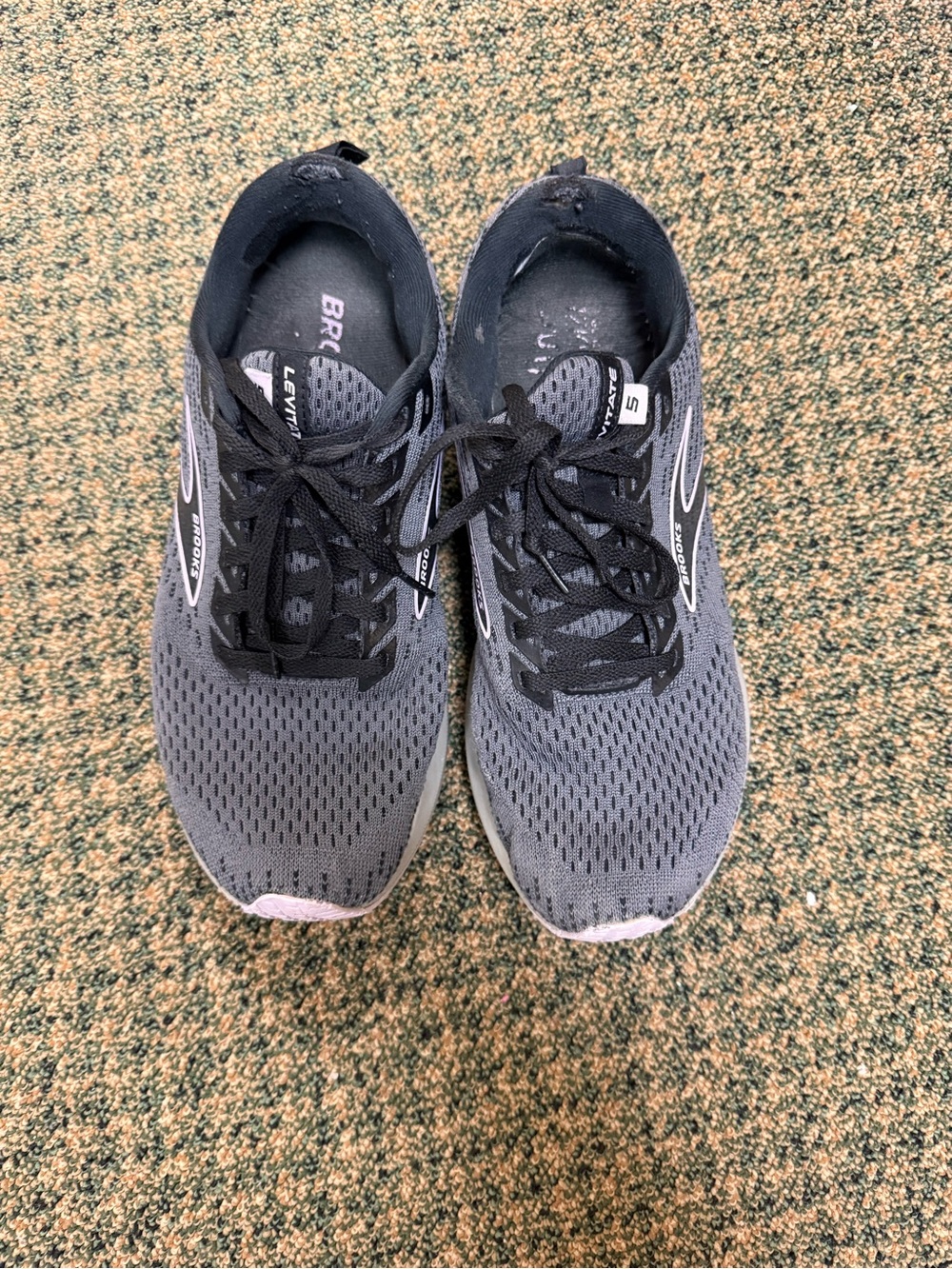 Brooks Women’s Gray and Black Running Sneakers